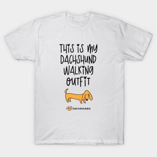 This Is My Dachshund Walking Outfit T-Shirt